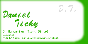 daniel tichy business card